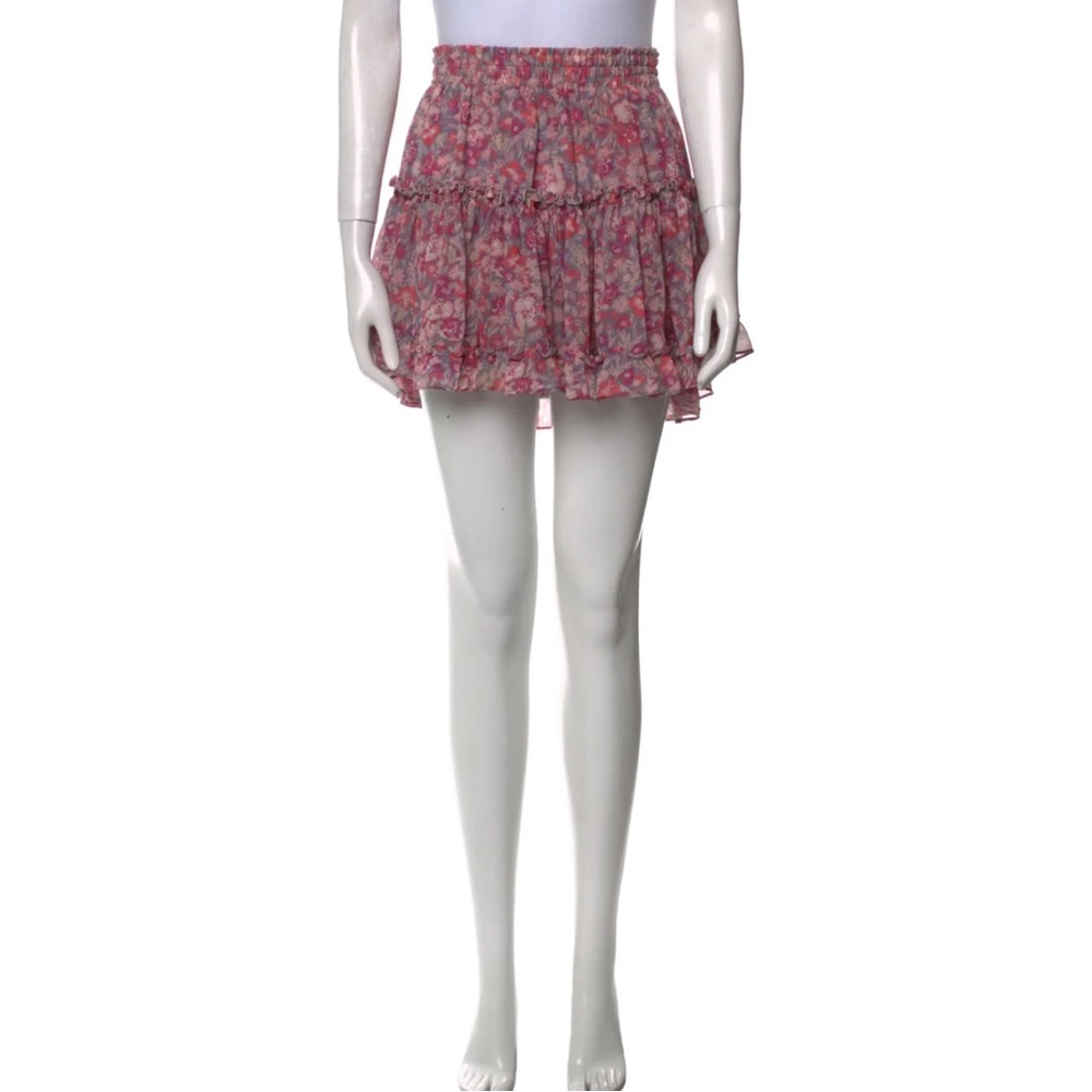MISA Los Angeles Floral Mini Skirt